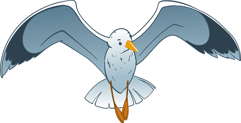 Detail Sea Gull Clipart Nomer 39