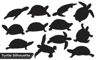 Detail Sea Turtle Silhouette Vector Nomer 34