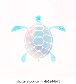 Detail Sea Turtle Silhouette Vector Nomer 35