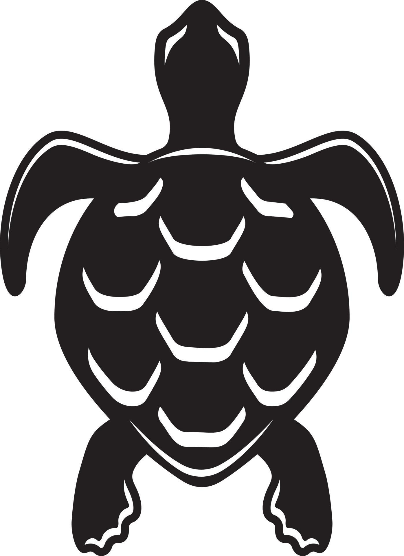 Detail Sea Turtle Silhouette Vector Nomer 40