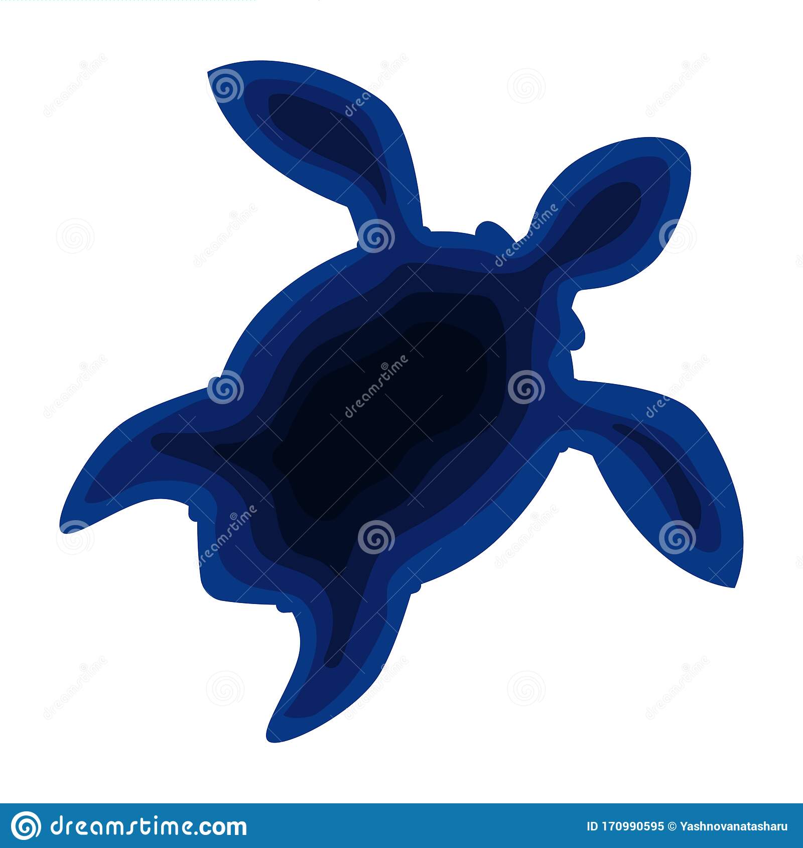 Detail Sea Turtle Silhouette Vector Nomer 54