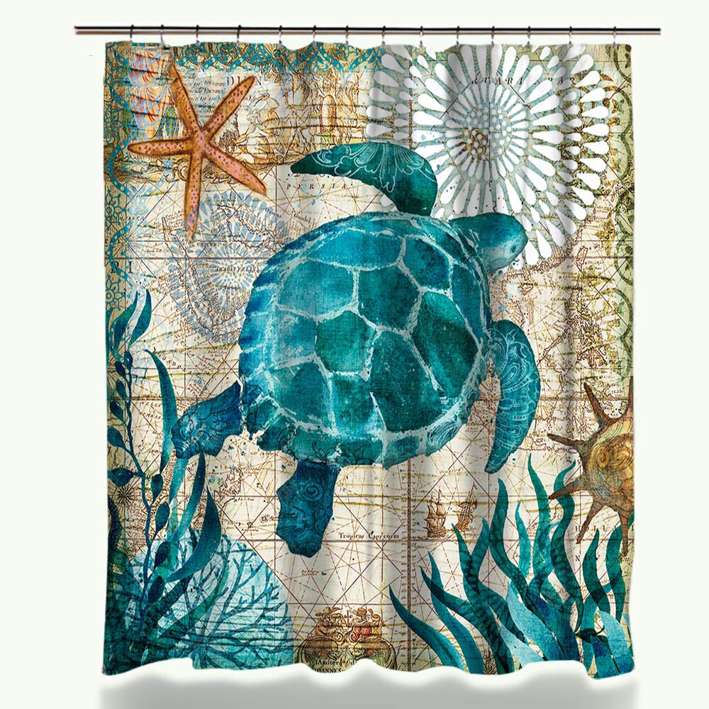 Detail Sea Turtle Window Curtains Nomer 4