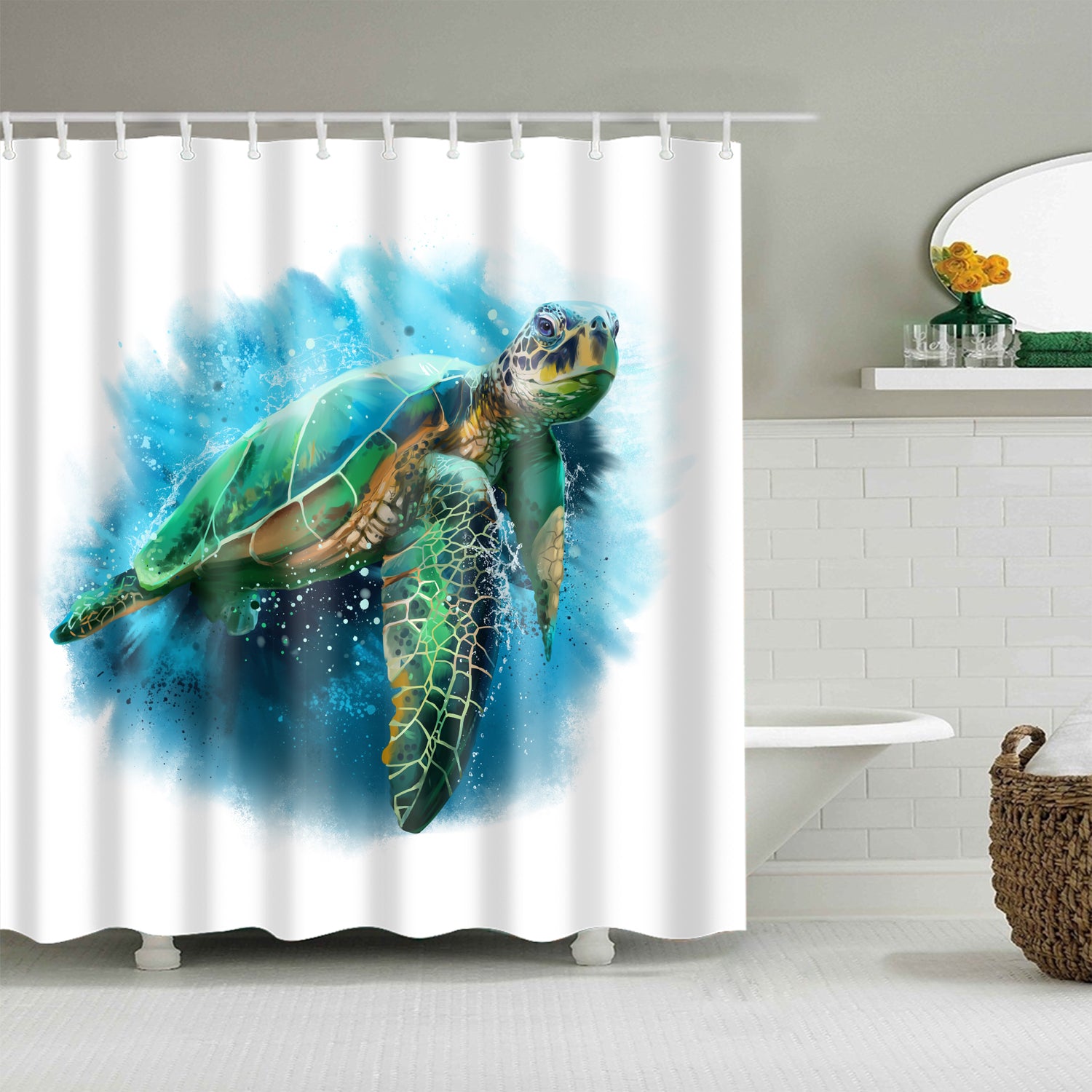 Detail Sea Turtle Window Curtains Nomer 6