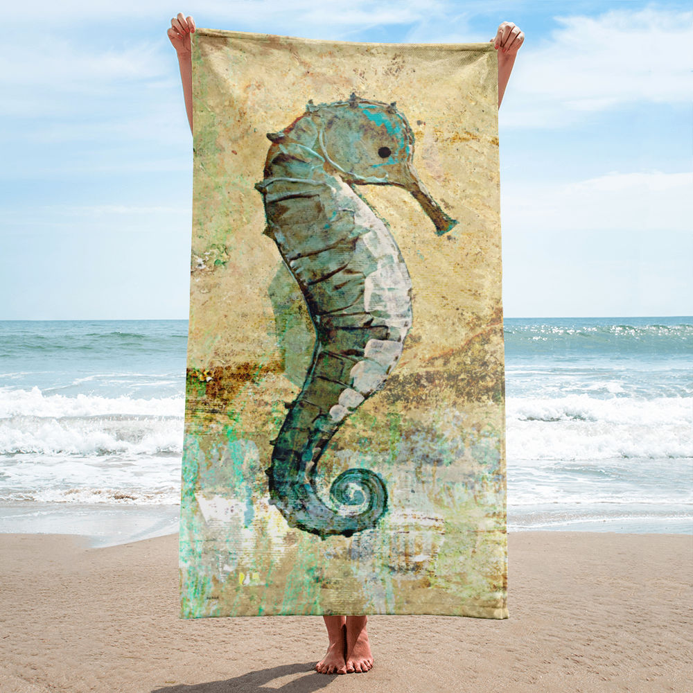 Detail Seahorse Beach Towel Nomer 20