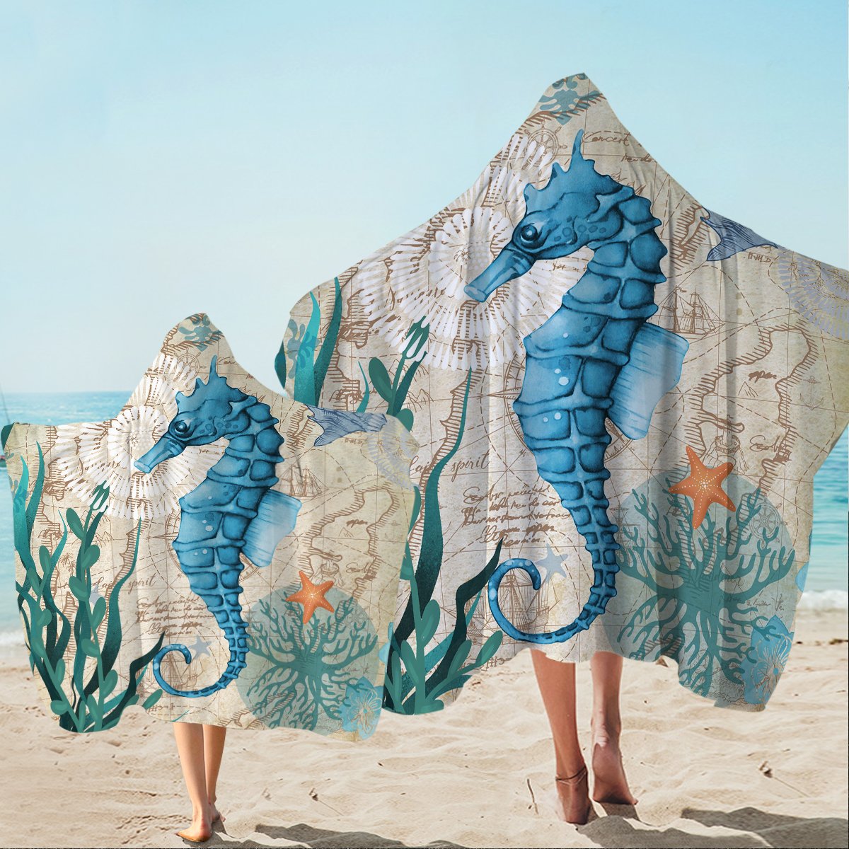 Detail Seahorse Beach Towel Nomer 38