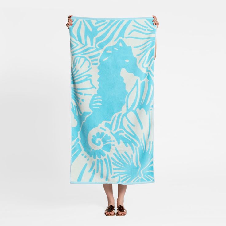 Detail Seahorse Beach Towel Nomer 40