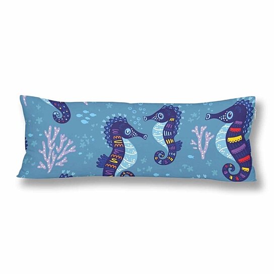 Detail Seahorse Body Pillow Nomer 2