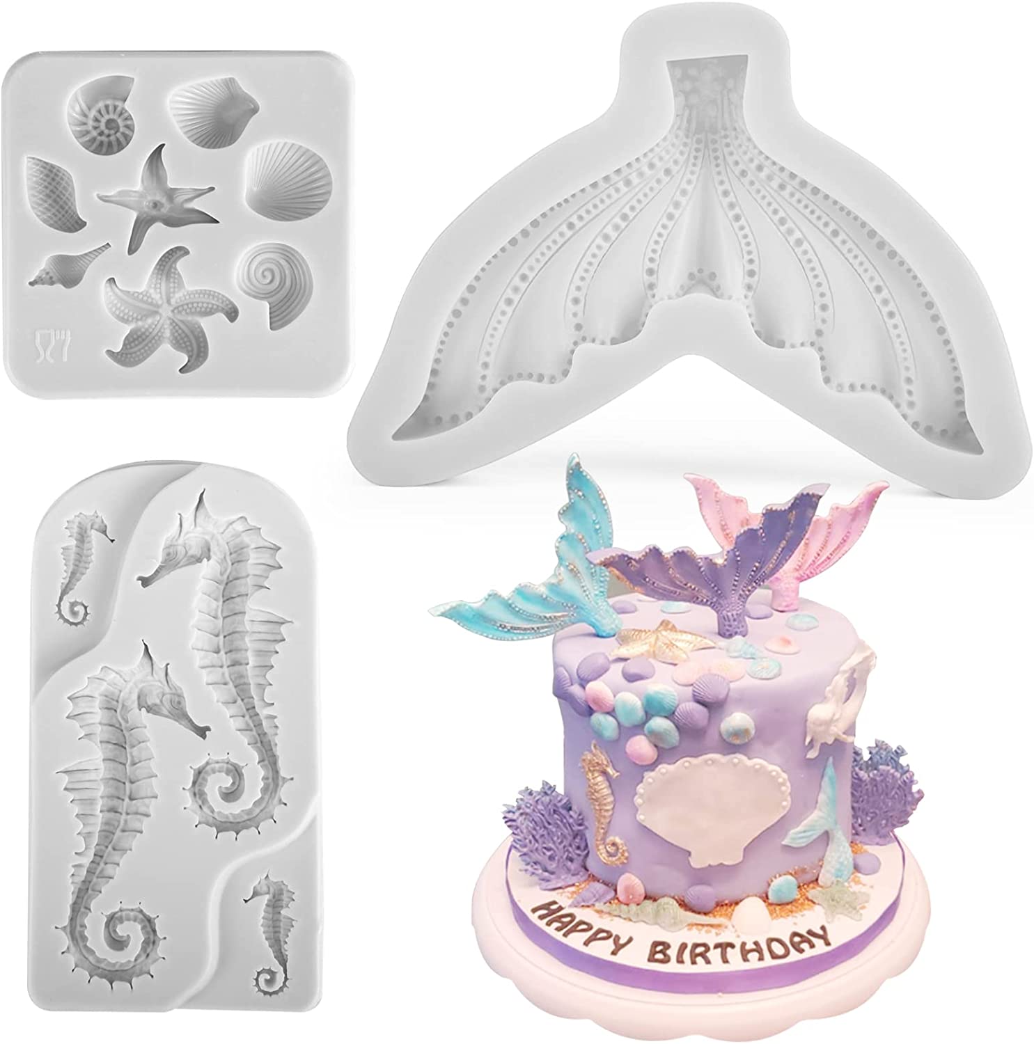 Detail Seahorse Cake Pan Nomer 8