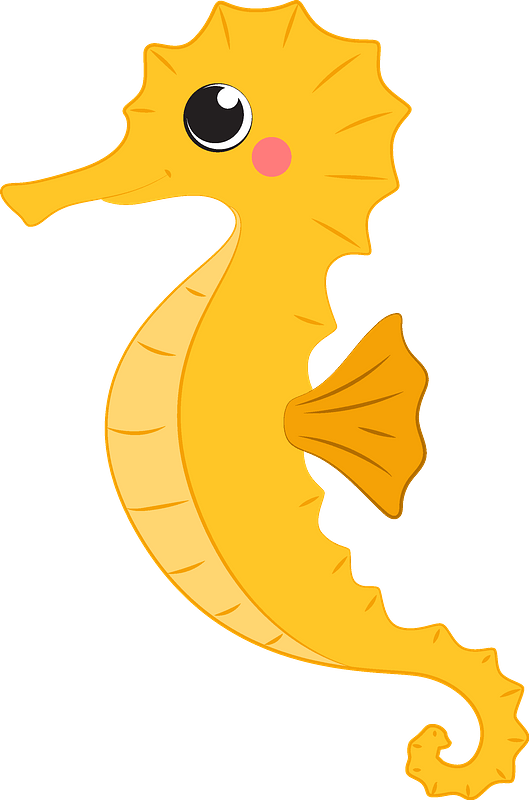 Detail Seahorse Clipart Free Nomer 11
