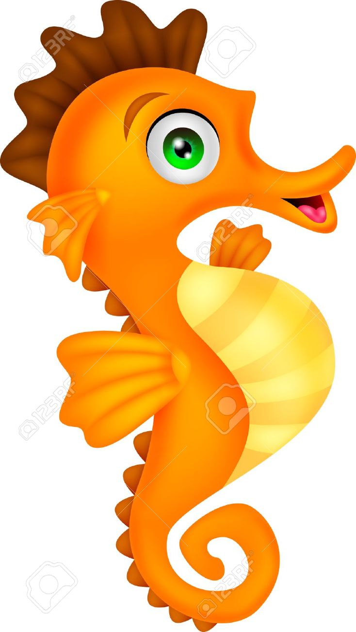 Detail Seahorse Clipart Free Nomer 12