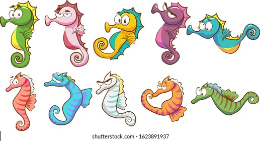 Detail Seahorse Clipart Free Nomer 16