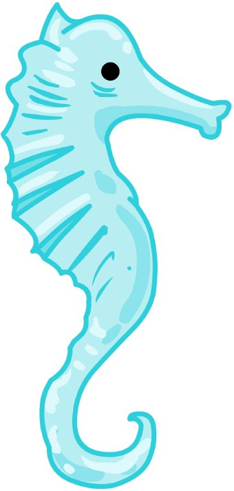 Detail Seahorse Clipart Free Nomer 19