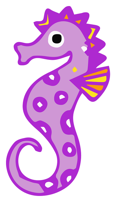 Detail Seahorse Clipart Free Nomer 29