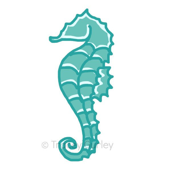 Detail Seahorse Clipart Free Nomer 4