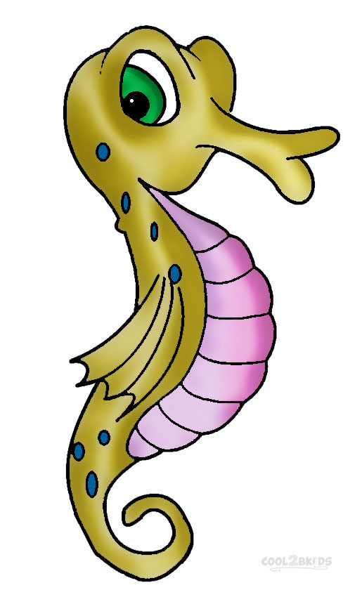 Detail Seahorse Clipart Free Nomer 39