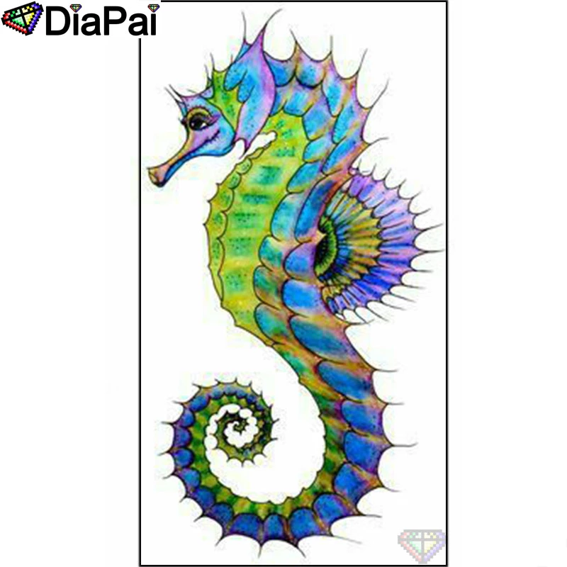 Detail Seahorse Diamond Painting Nomer 49