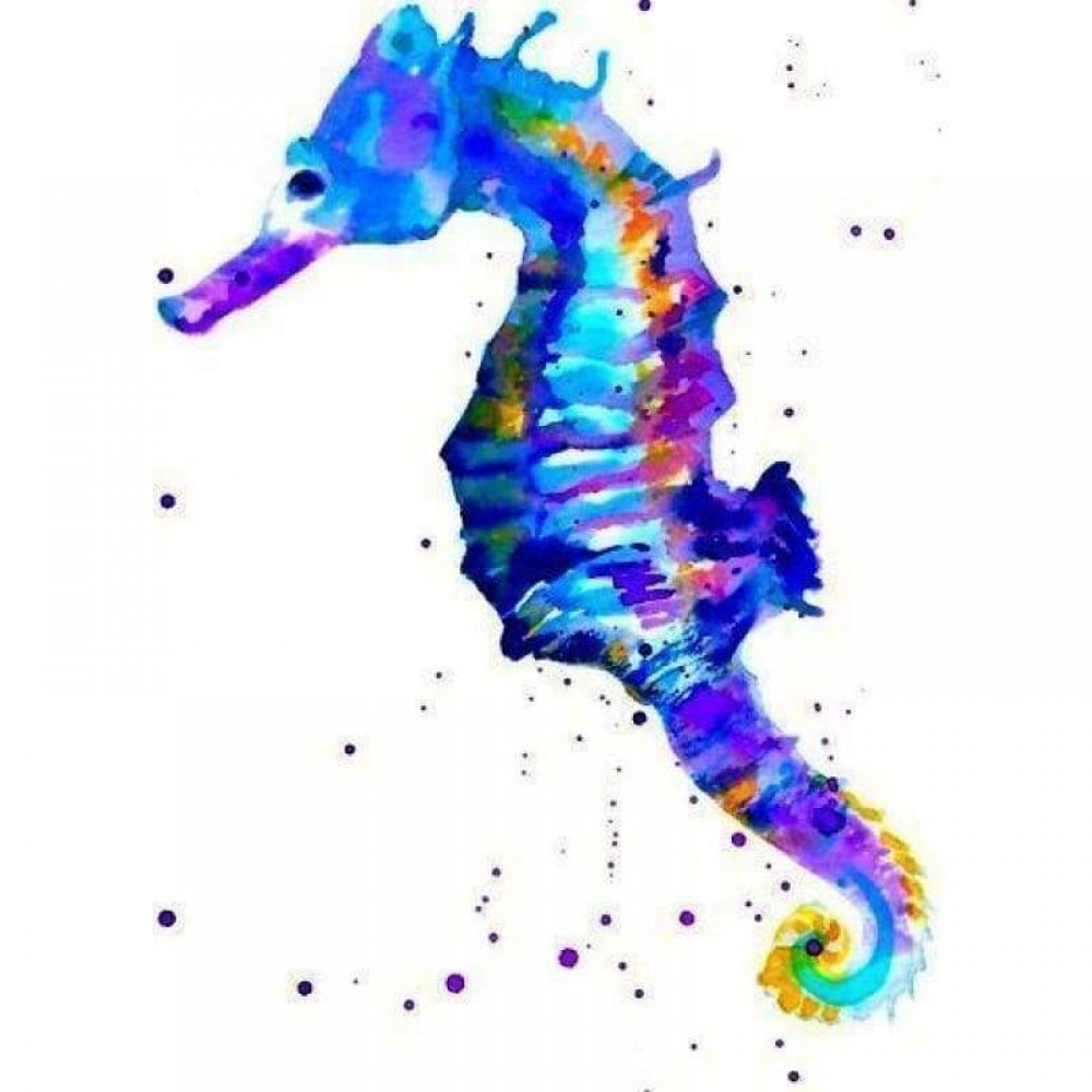 Detail Seahorse Diamond Painting Nomer 56