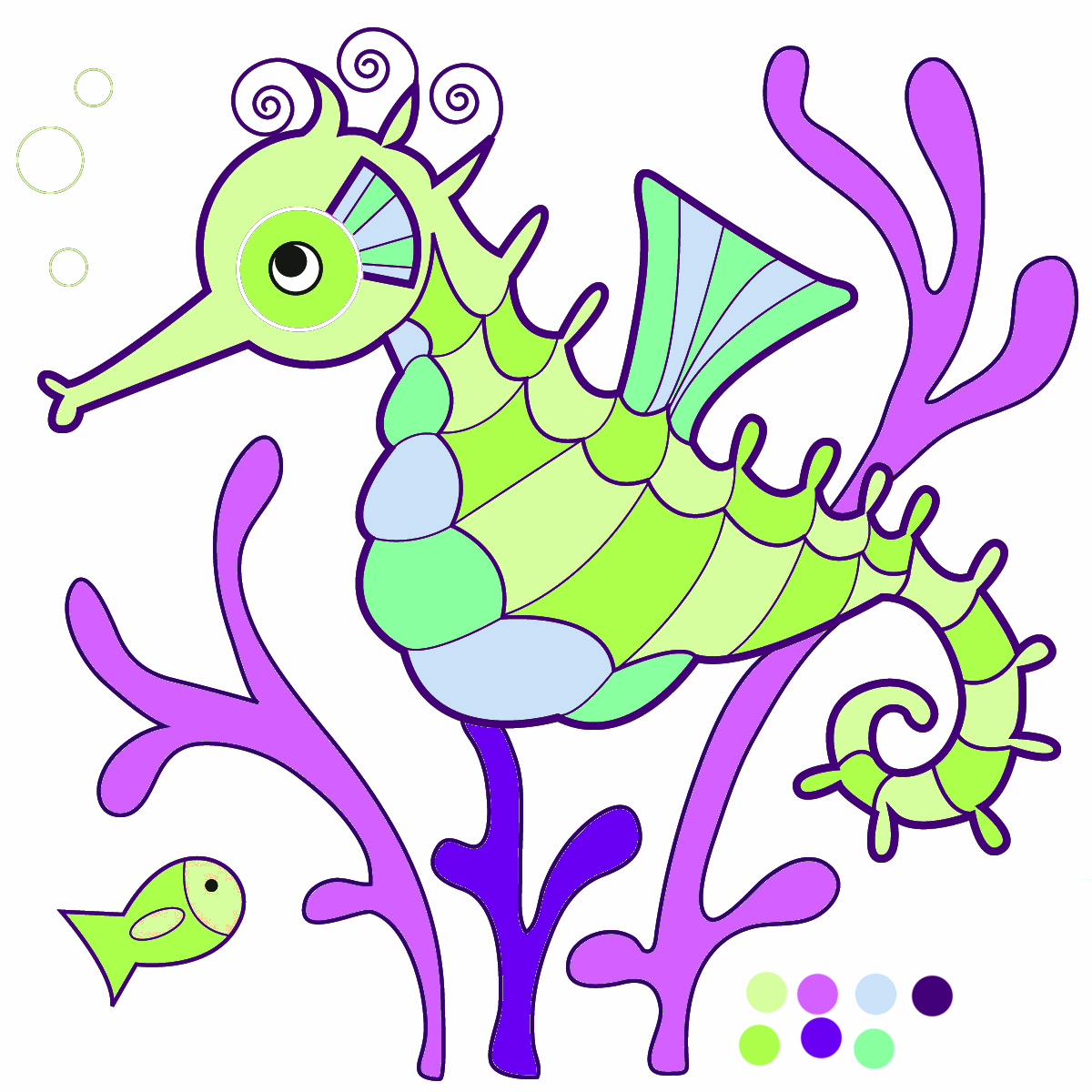 Detail Seahorse Images Clip Art Nomer 45