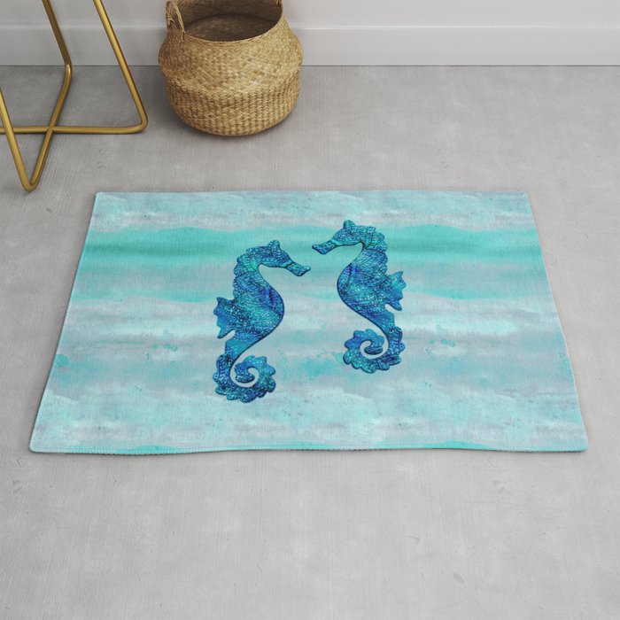 Detail Seahorse Rug Nomer 8