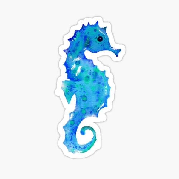 Detail Seahorse Stickers Nomer 19