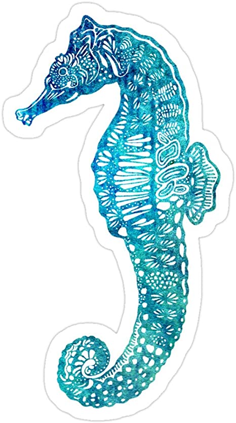 Detail Seahorse Stickers Nomer 4