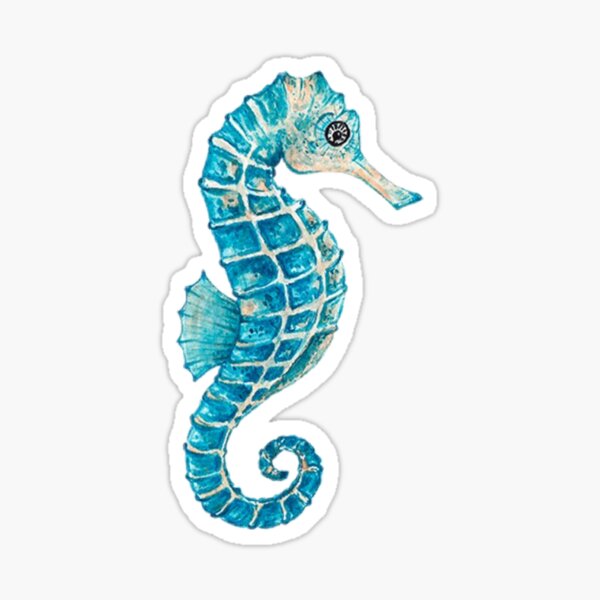 Detail Seahorse Stickers Nomer 5