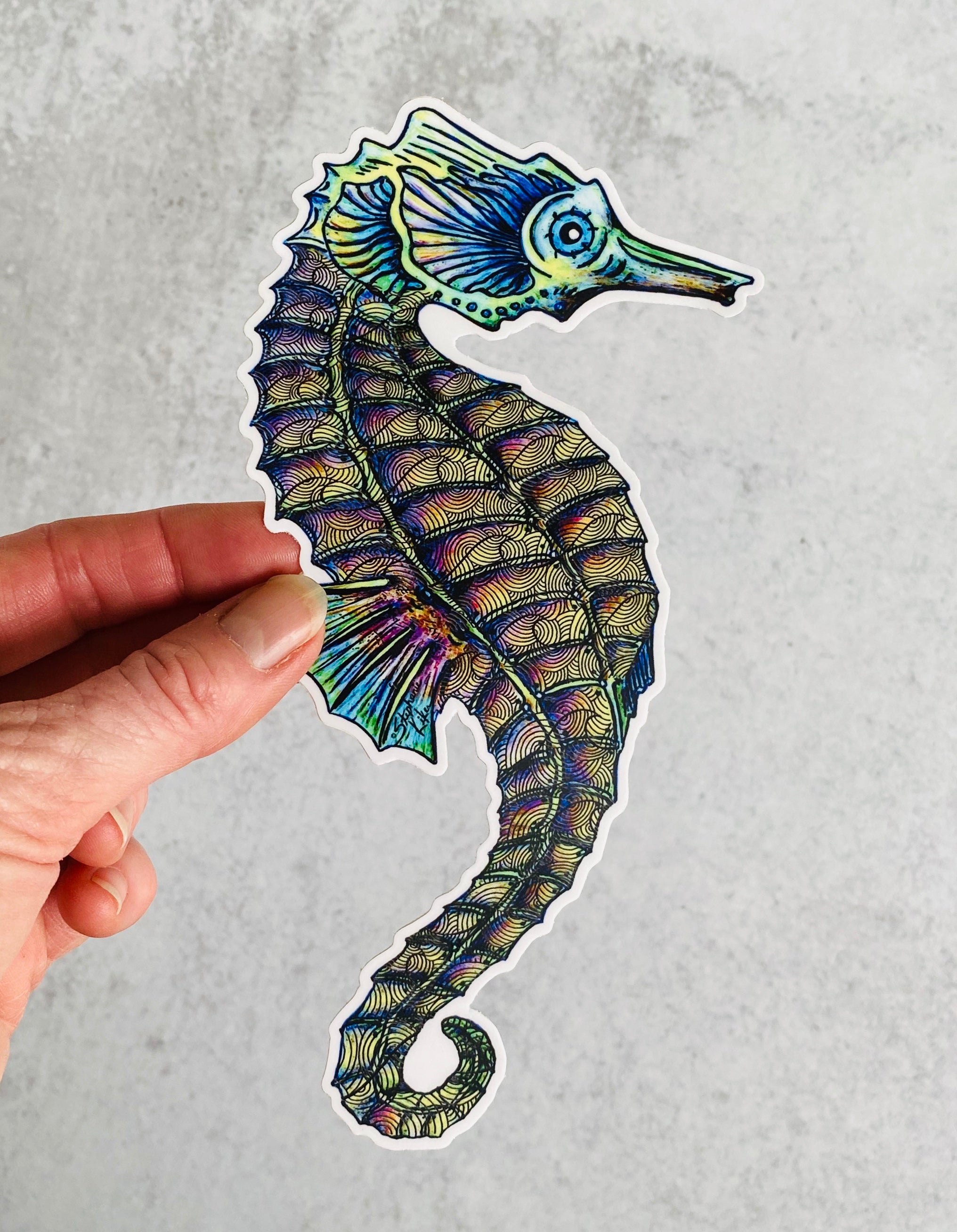 Detail Seahorse Stickers Nomer 50