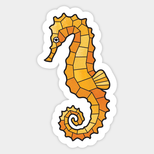 Detail Seahorse Stickers Nomer 9