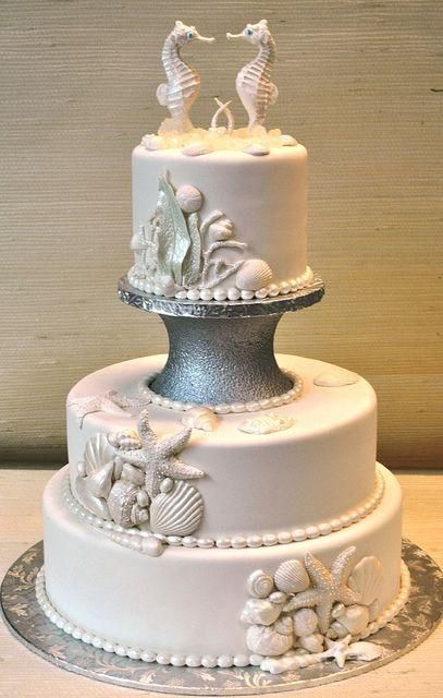 Detail Seahorse Wedding Cake Nomer 16
