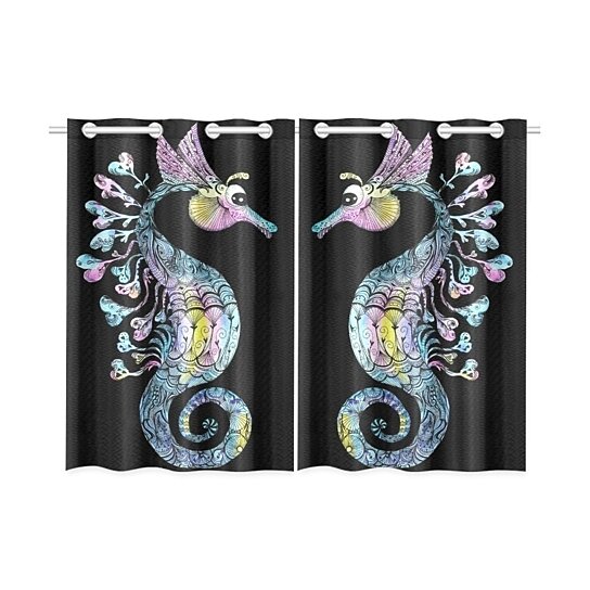 Detail Seahorse Window Curtains Nomer 39