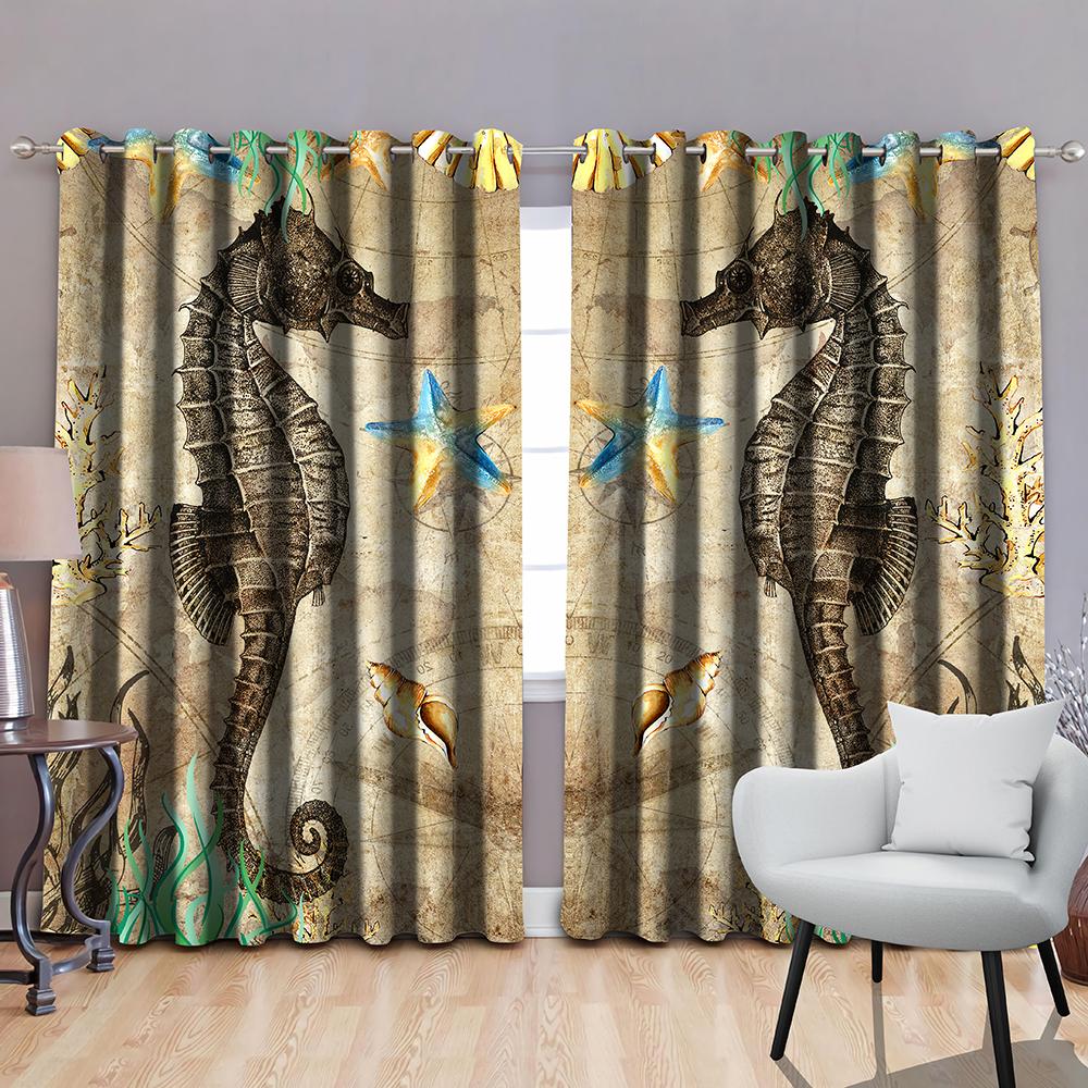 Detail Seahorse Window Curtains Nomer 40