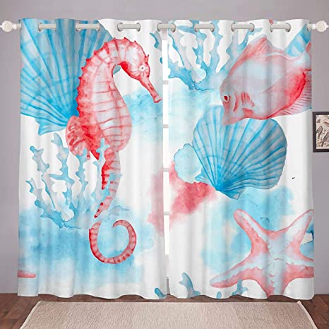 Detail Seahorse Window Curtains Nomer 5