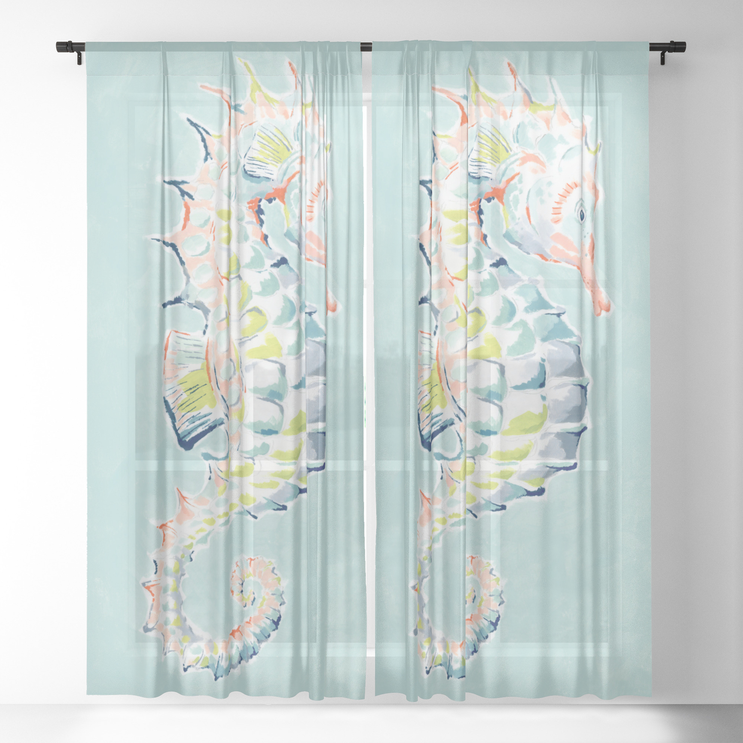 Detail Seahorse Window Curtains Nomer 42