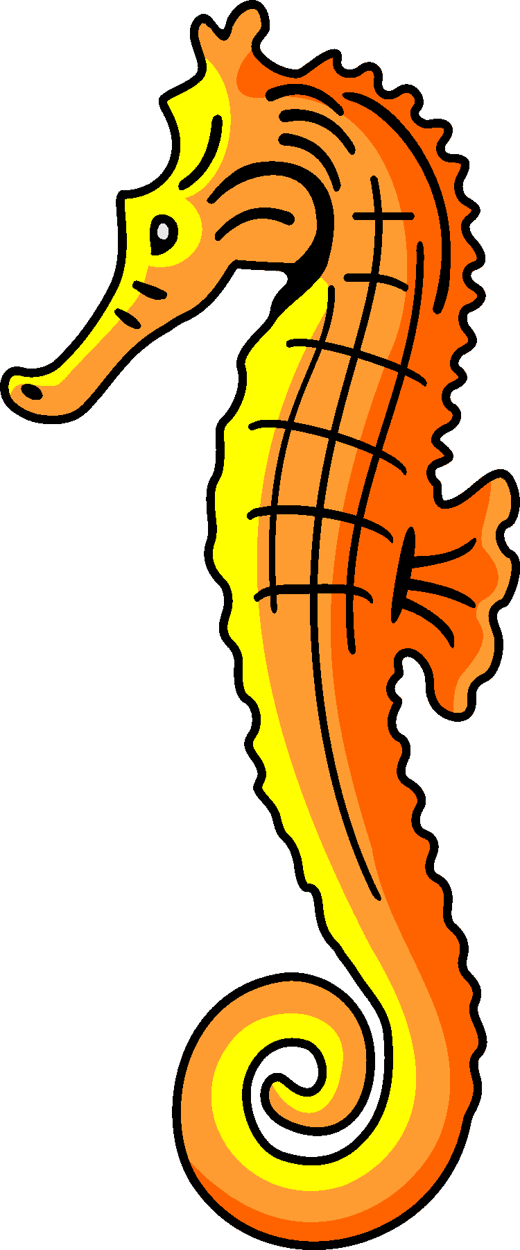 Detail Seahorses Clipart Nomer 50