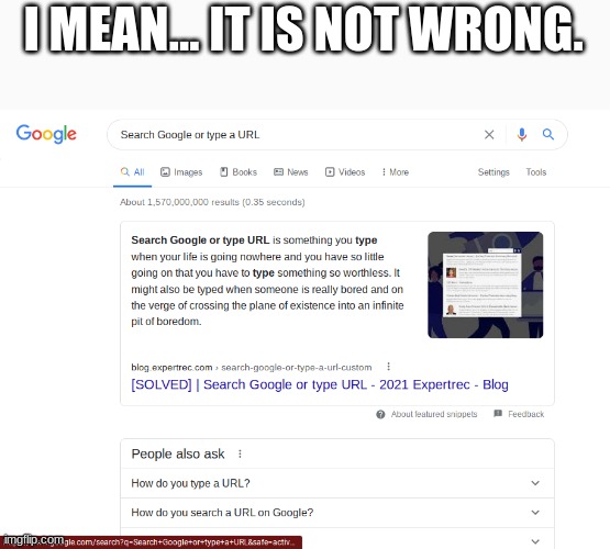 Search Google Or Type A Url Meme - KibrisPDR