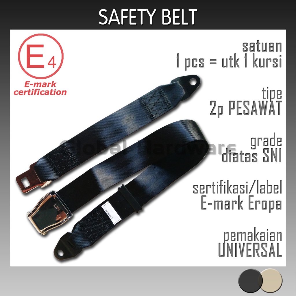 Detail Seat Belt Pesawat Nomer 22