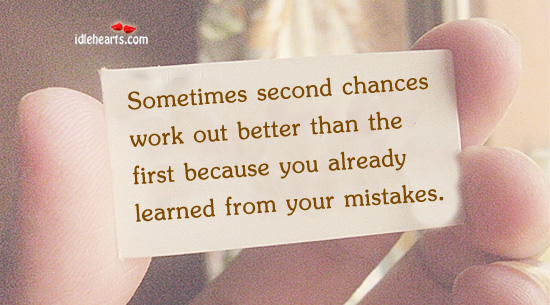Detail Second Chance Quotes Nomer 32