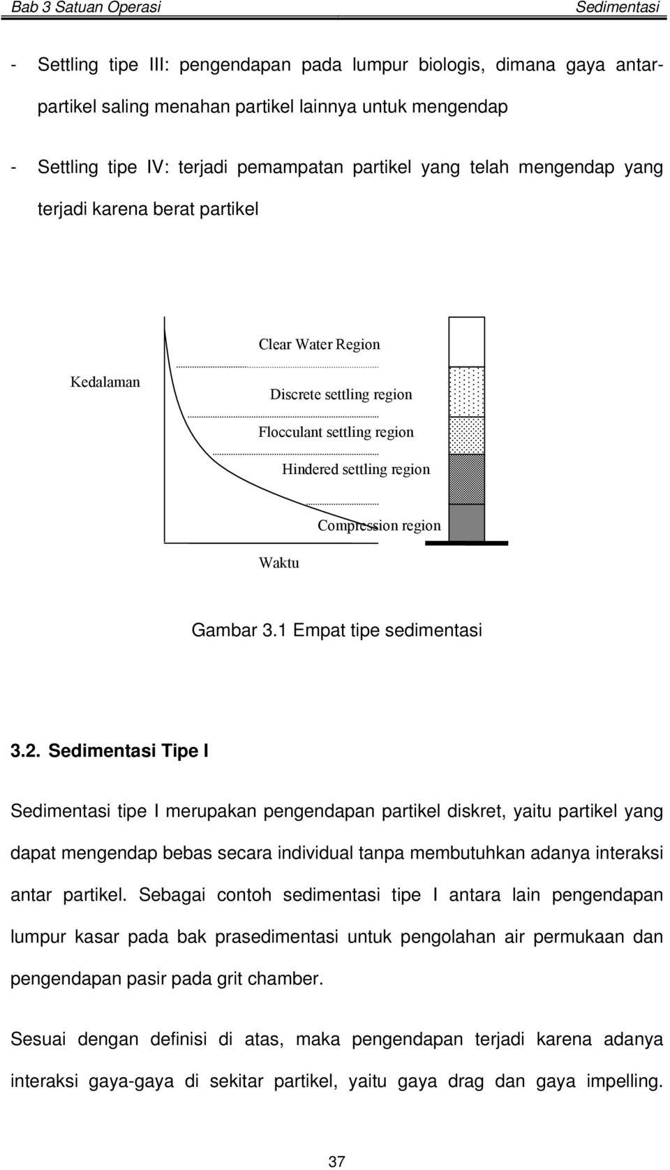 Detail Sedimentasi 1 Gambar Bak Sedimentasi 1 Per Unit Nomer 7