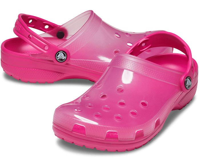 Detail See Thru Crocs Nomer 8