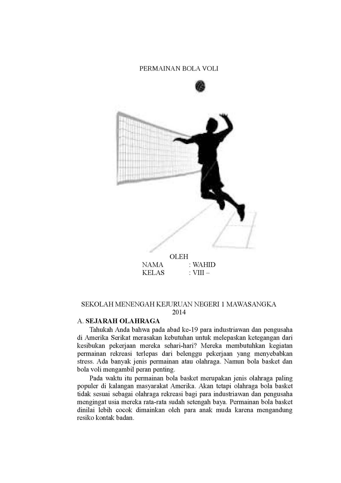 Detail Sejarah Bola Voli Dan Gambarnya Nomer 5