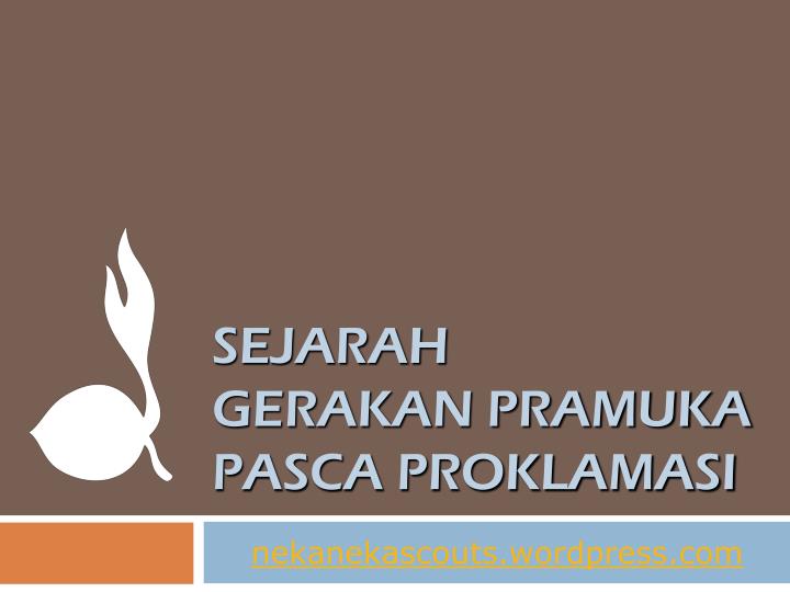 Detail Sejarah Pramuka Ppt Nomer 26