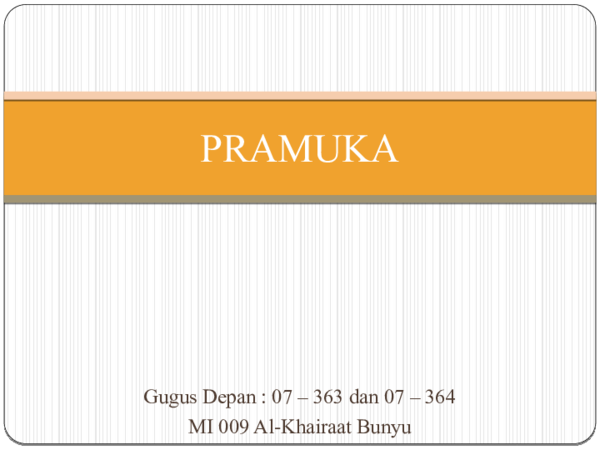 Detail Sejarah Pramuka Ppt Nomer 38