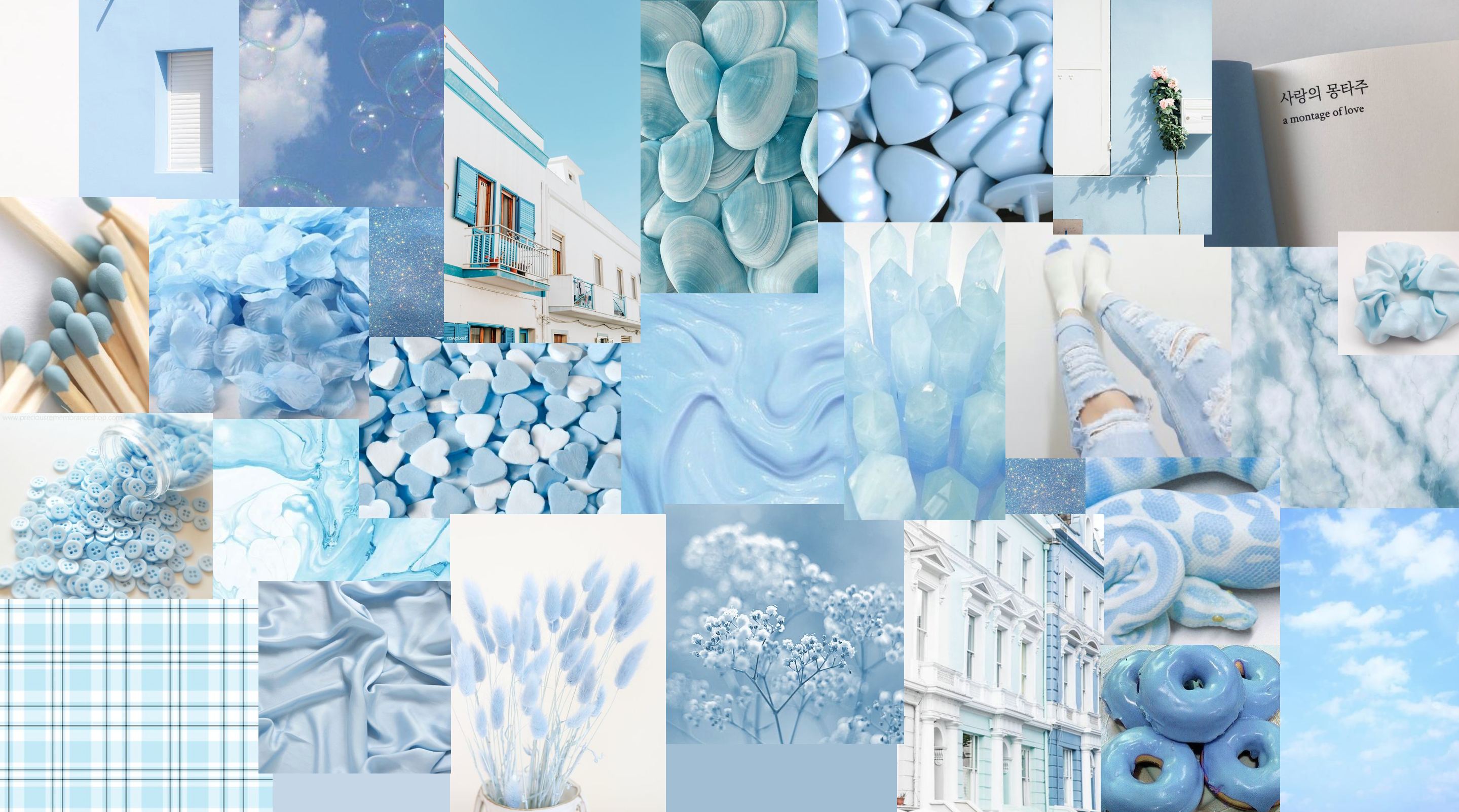 Detail Wallpaper Soft Blue Nomer 53