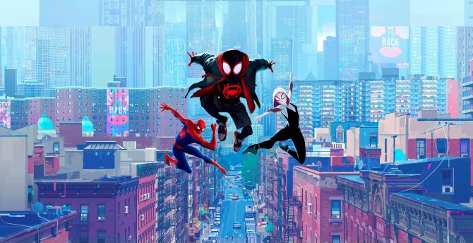 Detail Wallpaper Spiderman Into The Spider Verse Nomer 5