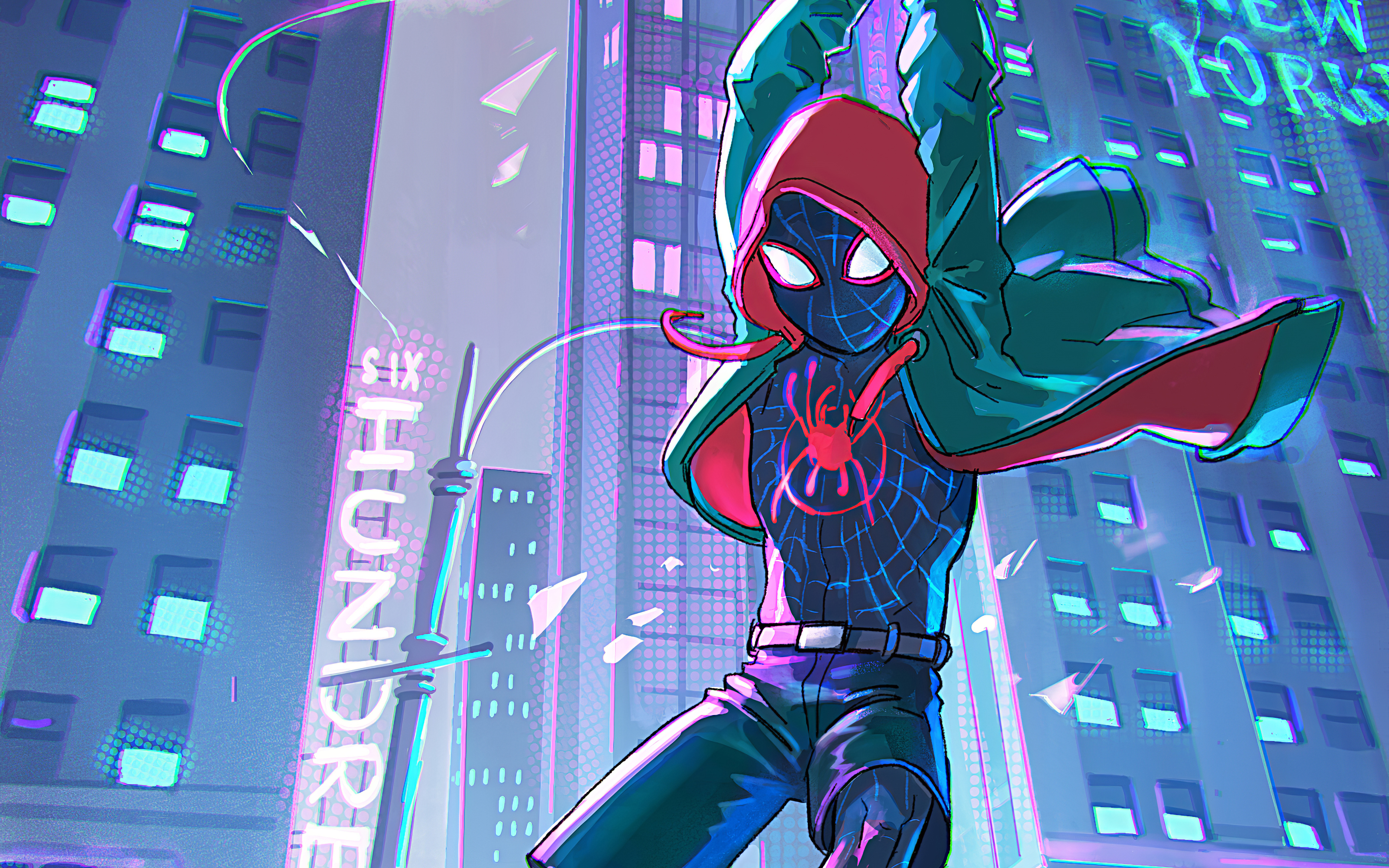 Detail Wallpaper Spiderman Into The Spider Verse Nomer 52