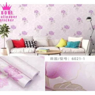 Detail Wallpaper Sticker Motif Bunga Nomer 27