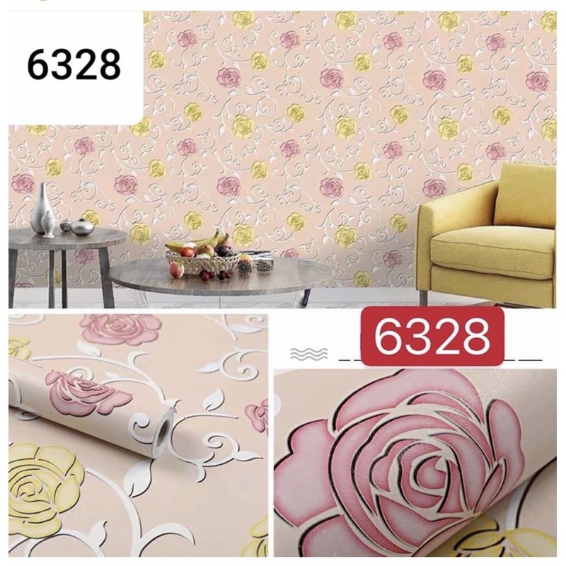 Detail Wallpaper Sticker Motif Bunga Nomer 31