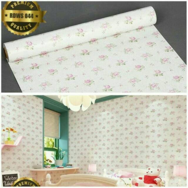 Detail Wallpaper Sticker Motif Bunga Nomer 32