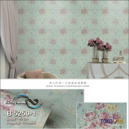 Detail Wallpaper Sticker Motif Bunga Nomer 52