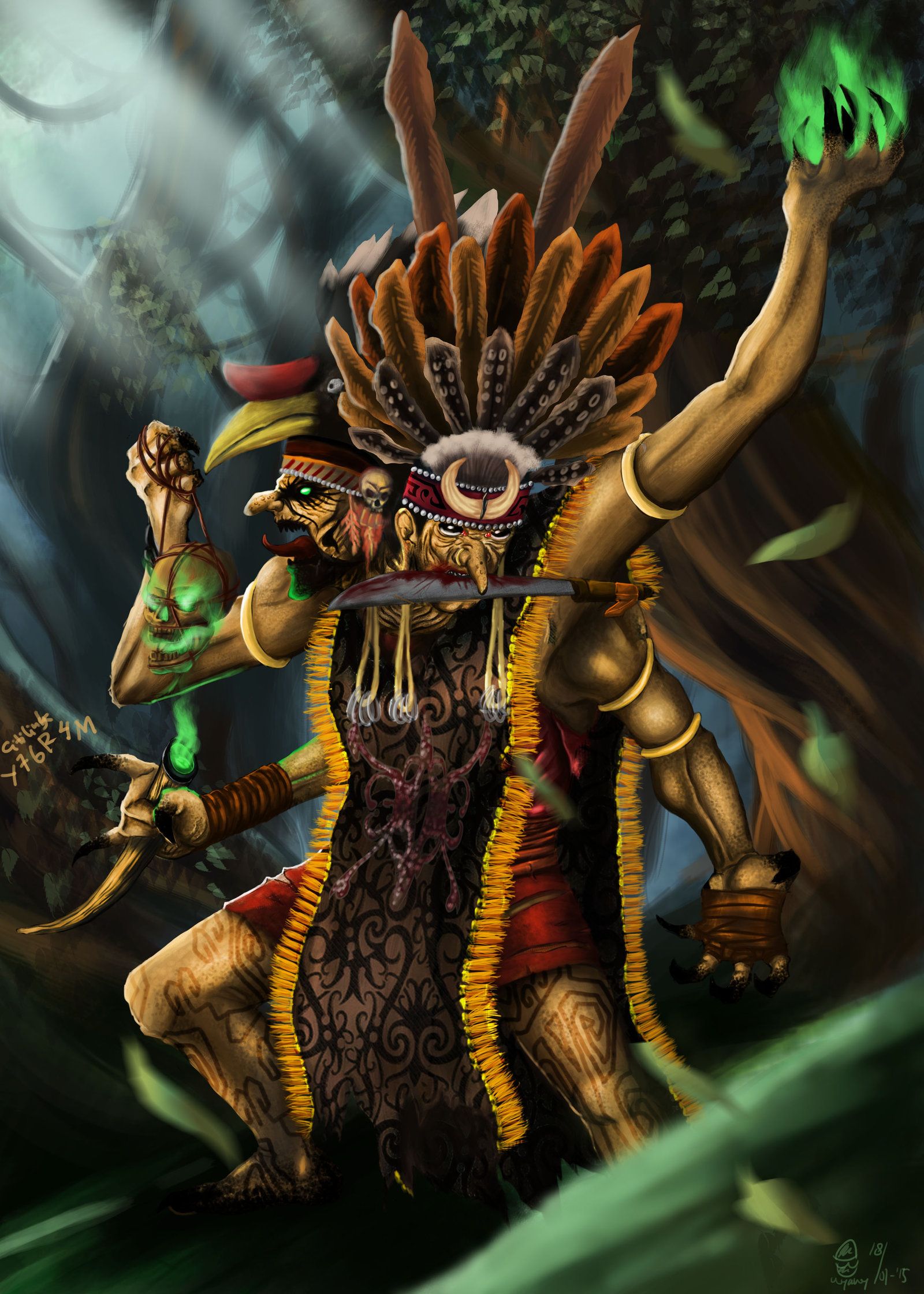 Wallpaper Suku Dayak - KibrisPDR